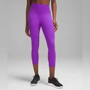 Lululemon All The Right Places Crop 23” Atomic Purple Size 10